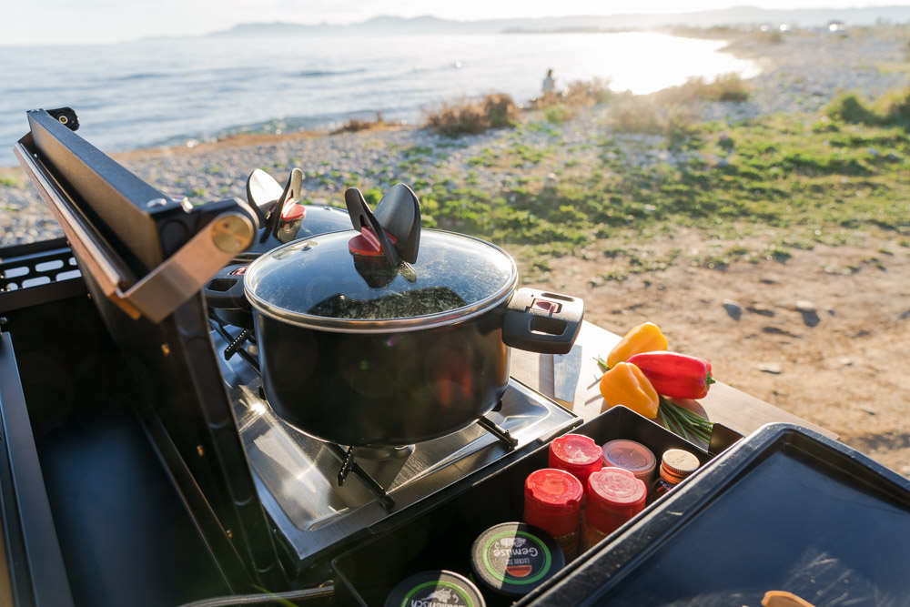Mobile camping Kuechenkiste DE